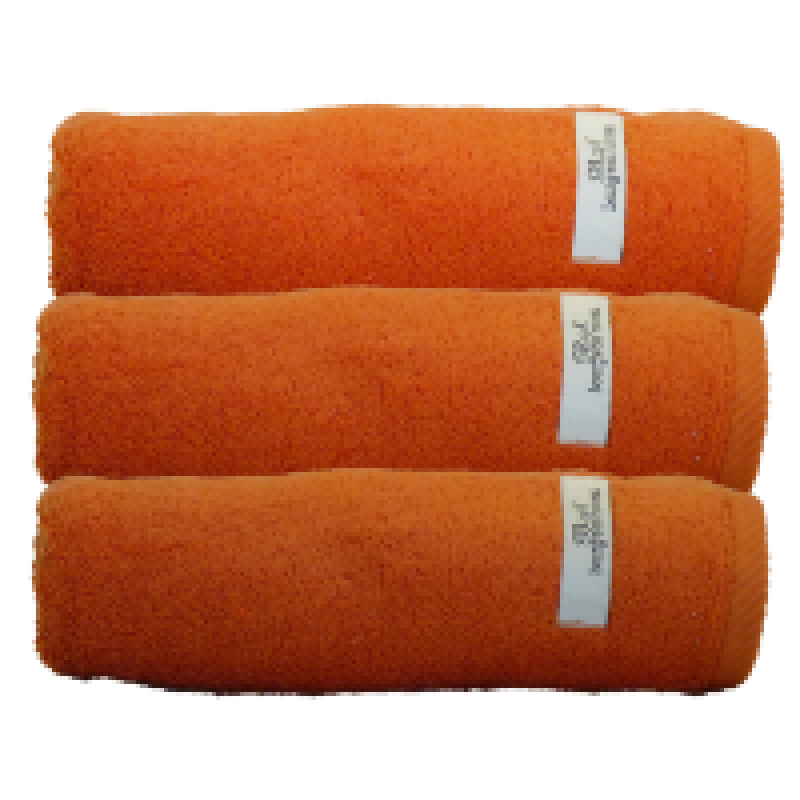  Полотенце махровое оранжевое COTTON DREAMS